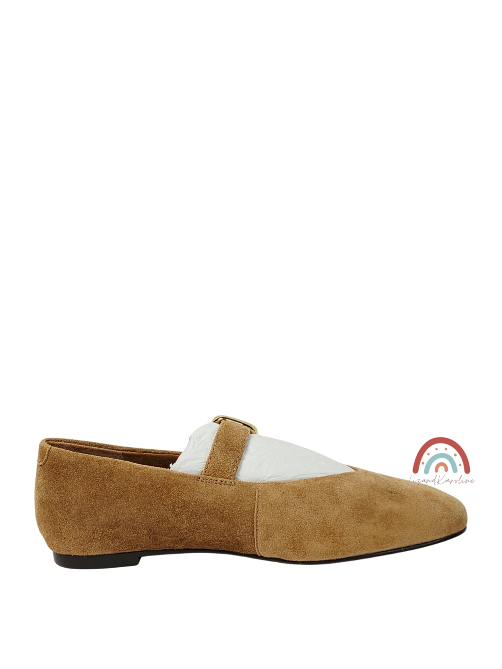 New! Madewell The Remy Mary Jane in Suede Dried Acorn 6 - Picture 5 of 16